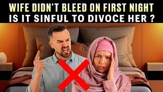 BRIDE DID NOT BLEED ON FIRST NIGHT-SHOCKING STORY