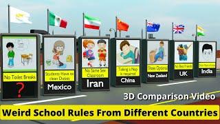 Weird School Rules From Different Countries  Insane data