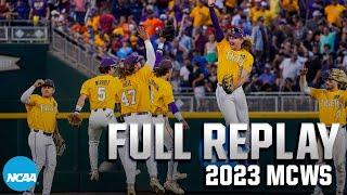 LSU vs. Wake Forest 2023 Mens College World Series semifinals 62123  FULL REPLAY