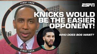 Boston advances to ECF  Should Celtics prefer KNICKS or PACERS in next round?  First Take