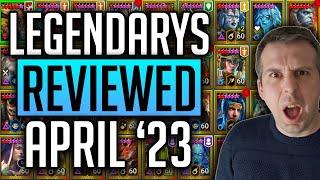 DONT LEVEL TRASH ALL LEGENDARY CHAMPIONS REVIEWED APRIL 2023  Raid Shadow Legends