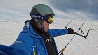 Snowkiting in Ashotsk