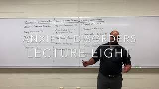 Abnormal Psychology- Lecture 8 Anxiety Disorders