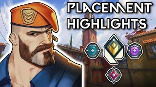 VALORANT PLACEMENT MATCHES HIGHLIGHTS SOLO QUEUE
