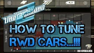 How to Tune RWD cars in Need for Speed Underground 2