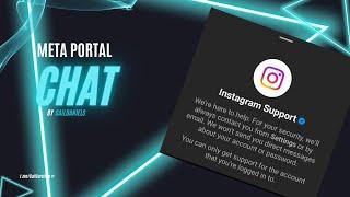 How to chat with meta support  Instagram Perma unbans  meta Portal ©️