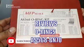 Kit O-Rings AS568 BN70 para Mantenimiento Industrial en sistemas mecanicos mantenimiento preventivo