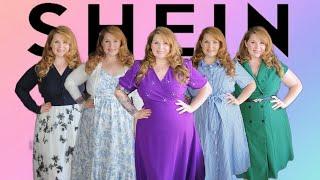 SHEIN Plus Size Summer Dress Haul  June 2024 #shein #sheincurve #sheinforall