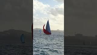 What is going on their asymmetric spinnaker?