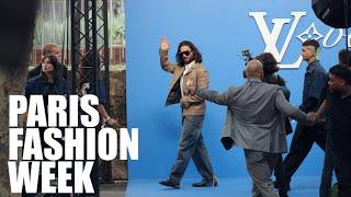 Louis Vuitton Mens SS2025 l Paris Fashion Week l Celebrities Entering and Exiting NOW