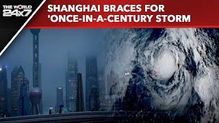 China Typhoon  Shanghai Braces For Once-In-A-Century Storm