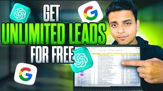 How to find UNLIMITED LEADS for Free  Guaranteed method to get Clients  Google and ChatGPT Method