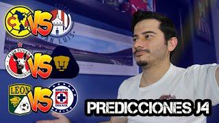 PREDICCIONES JORNADA 4  QUINIELA LIGA MX