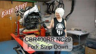 CBR400 P2 fork strip