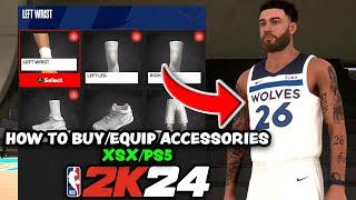 NBA 2K24 - How To Buy And Equip Accessories For MyCareer NBA Games XSXPS5