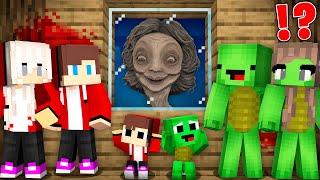 JJ and Mikey Family HIDE From Scary TEACHER LITTLE NIGHTMARES - in Minecraft Maizen