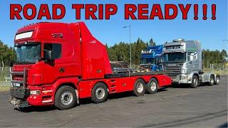 Trucking Across Finland in Swedish Tow Truck