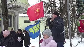 Насир Омаров и другие активисты на митинг 16 февраля 2020 г в Александрове