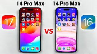 iOS 17 vs iOS 16 SPEED TEST - iPhone 14 Pro Max iOS 17 vs iOS 16 SPEED TEST - iOS Performance Test