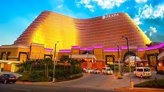 Okada Manila Hotel in Philippines $2.4 Billion Casino Resort full tour in 4K