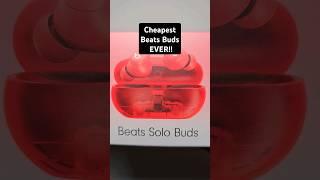 Beats Solo Buds Unboxing Transparent Red