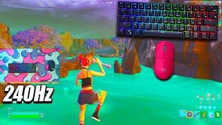 Royal Kludge RK61 ASMR  Satisfying Fortnite Gameplay PC 240 FPS 4K