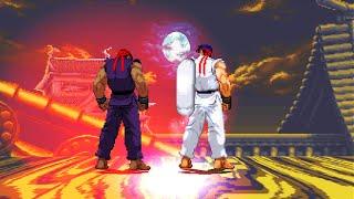 EVIL RYU VS ICE POWER RYU THE MOST EPIC FIGHT EVER