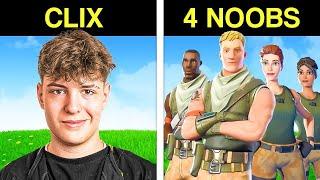 Can 4 Fortnite Noobs Beat Clix...