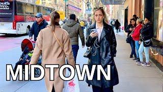 NEW YORK CITY Walking Tour 4K - MIDTOWN