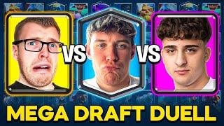 BIGSPIN vs. DOMINIK vs. LUKAS - MEGA AUSWAHL DUELL ESKALIERT  Clash Royale Deutsch