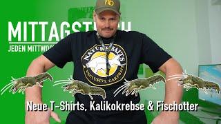  Kalikokrebse Fischotter & Wölfe?  Neue T-Shirts kommen   Mittagstisch #121