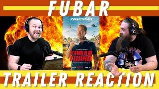 Fubar TRAILER REACTION  Arnold Schwarzenegger  Monica Barbaro  Jay Baruchel  Aparna Brielle