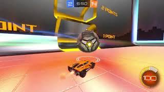 A 1v1 on The Goal-O-Meter Custom Map in Rocket League