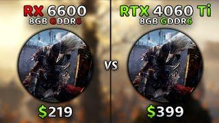 RX 6600 vs RTX 4060 Ti  Budget GPU?  11 Games Tested