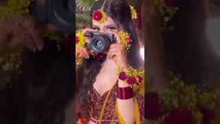 bridal Readying haldi on wedding