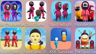 The Squid Imposter456 Survival GameSquid Game 3DRed Light Green LightSquid Game RunAmong Squid