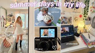SUMMER DAYS IN MY LIFE my morning routine eras tour prep life as a content creator & more