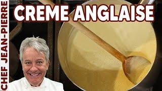 White Chocolate Cream Anglaise  Chef Jean-Pierre