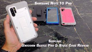 Samsung Note 10 Plus Supcase Unicorn Beetle Pro Case Review