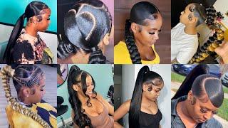 New & Latest  Sleek Ponytail Hairstyles For Black Women 2023  Cute