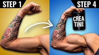 The BEST Way To Use Creatine For Muscle Growth 4 STEPS