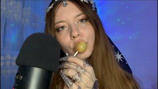 ASMR  🩵Chupa Chups Lollipop  Tingly Mouth Sounds