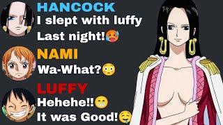 If Hancock secretly slept with luffy...