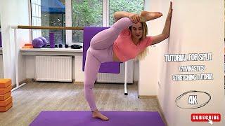 Pilates Flexibility Workout  Wall Stretches Leg Splits Gymnastics Flex Routine