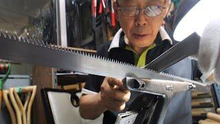 Koreas best saw made by an 80 year old man. Saw craftsman with 62 years of experience