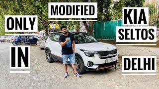 My Kia Seltos Modification With Costing  Modified Kia Seltos  Musafirs Kia Seltos  Kia Seltos