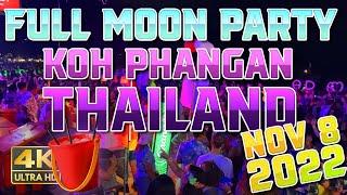 Full Moon Party Koh Phangan 2022 November 8th Crazy Beach Party in Thailand
