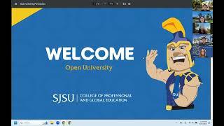 SJSU Open University Fall 2023  August 16 Information Session