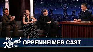 Cillian Murphy Emily Blunt & Robert Downey Jr on Making Oppenheimer Oscar Nominations & Matt Damon