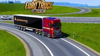 Scenic route through   RUSSIA -Euro Truck Simulator 2 1.50  world map combo